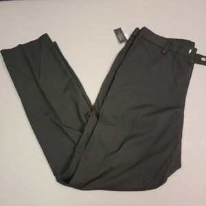 Van Heusen Men's Slim Fit‎ Black Dress Pants